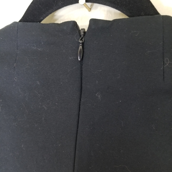 GAP black 3/4 sleeve cotton heavier weight sheath dress size 2 - Picture 5 of 7